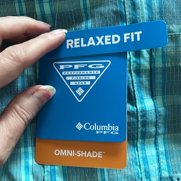 NWT Columbia PFG Omni Shade Men's Short Sleeve Shirt. SIZE L. - Picture 12 of 16